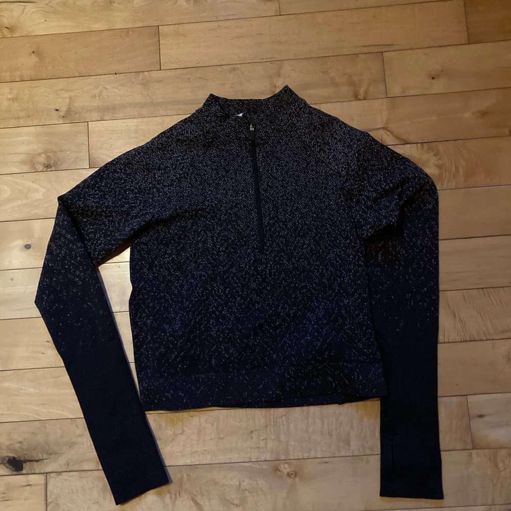 Lululemon Restless Cropped 1/2 Zip Top